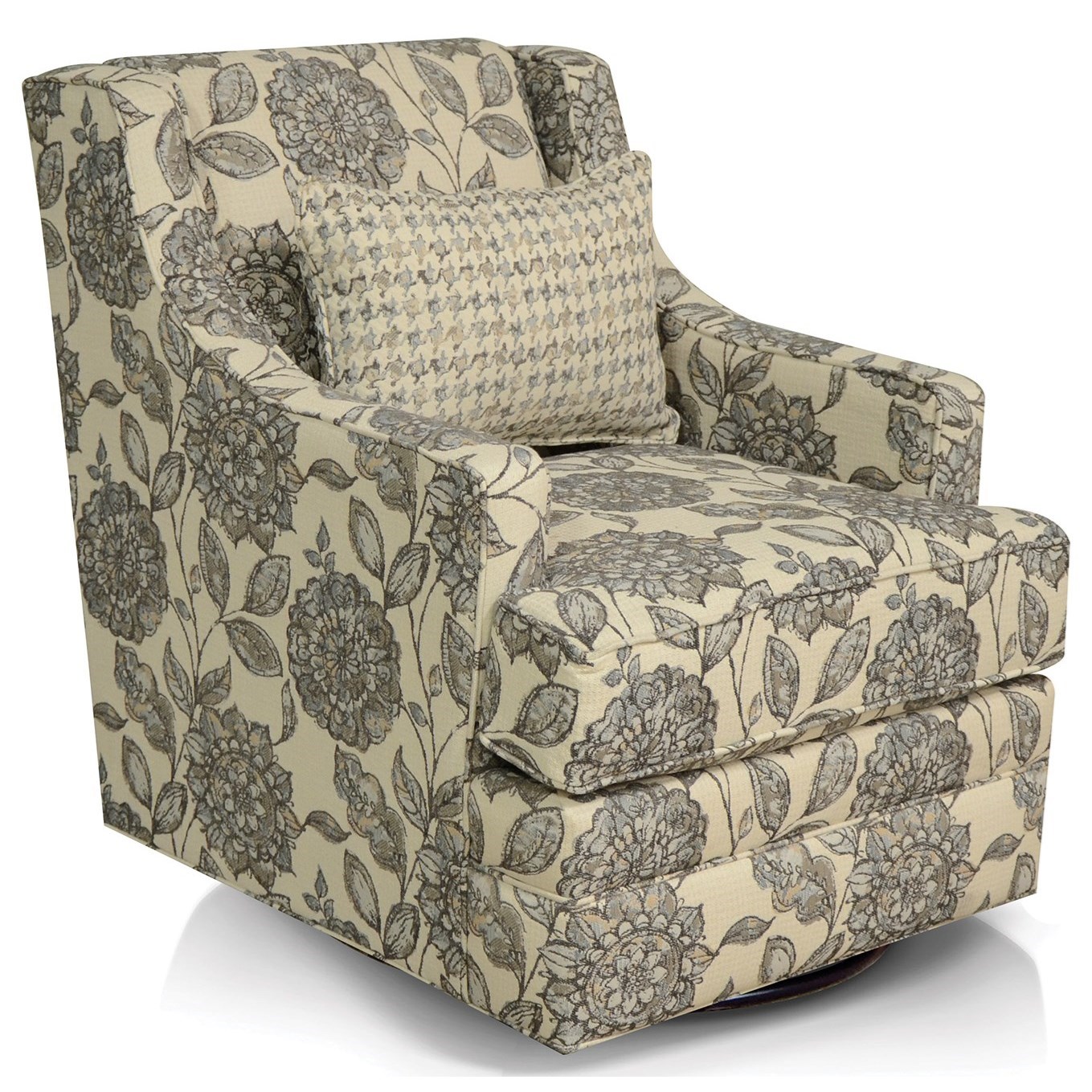 Linus swivel glider shop chair